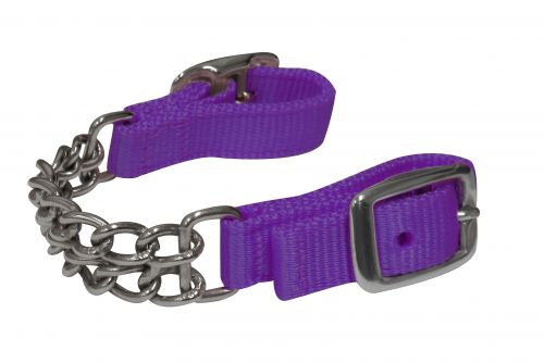 Gourmette western en nylon coloré, réglable des deux côtés
