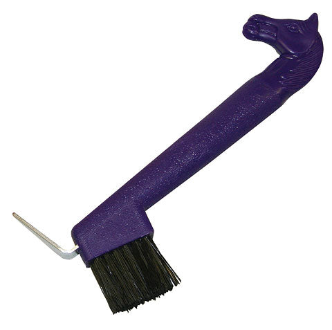 Cure-pied Covalliero tête de cheval avec brosse, 3 coloris