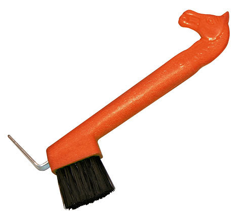 Cure-pied Covalliero tête de cheval avec brosse, 3 coloris