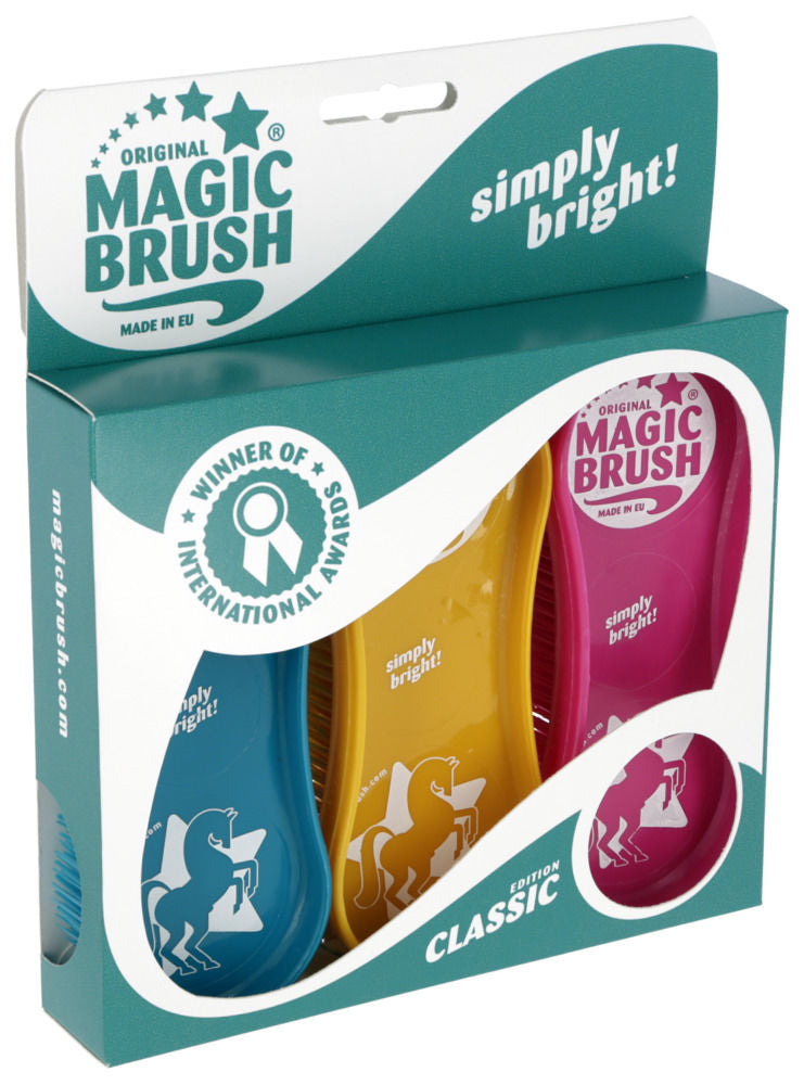 Set de 3 brosses MagicBrush, lavables en machine