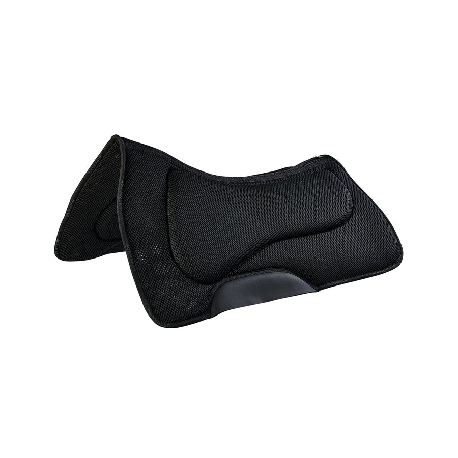 Tapis de selle western Acavallo mousse à mémoire de forme et 3D spacer