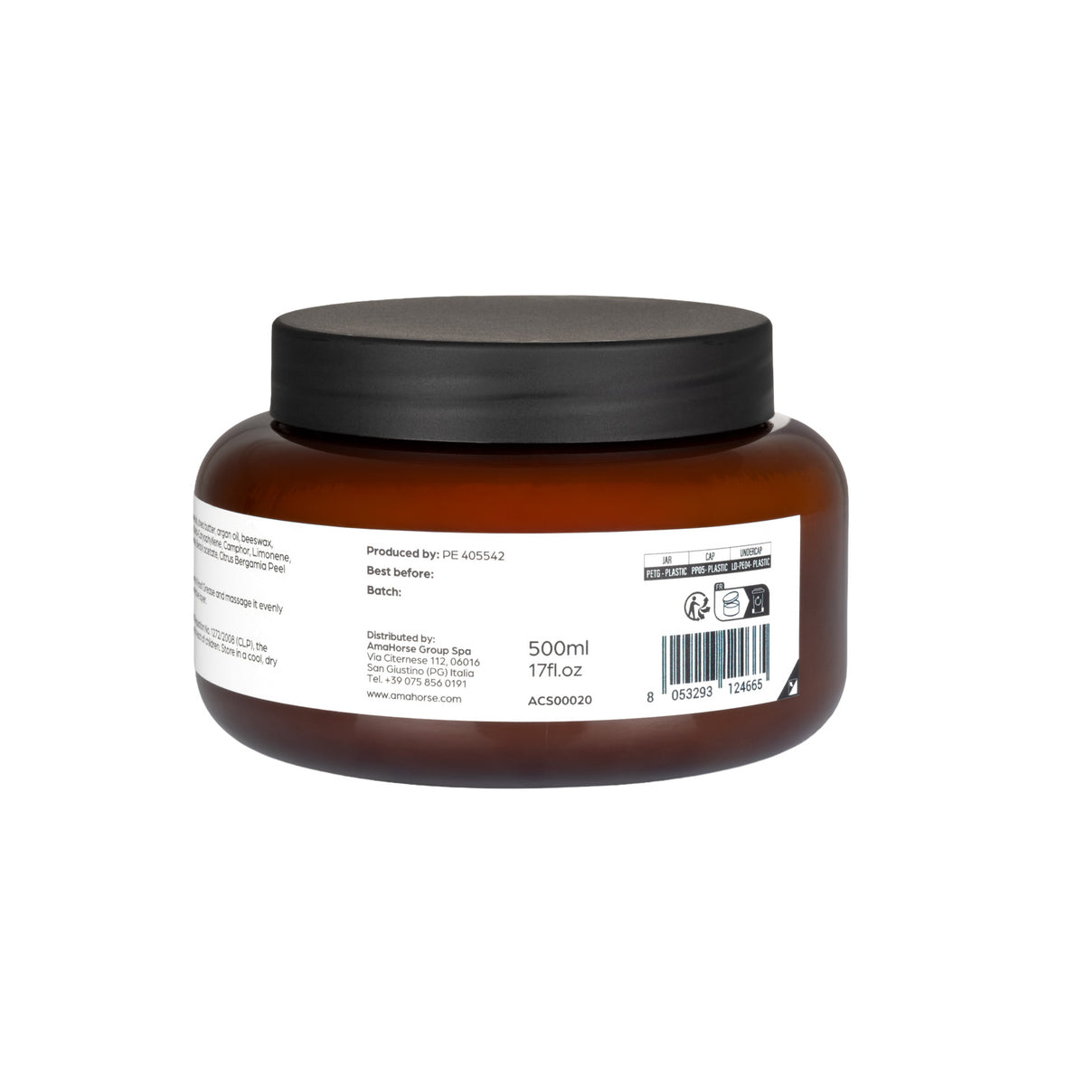 Graisse pour sabots Acavallo 500 ml, argan, karité ou amande