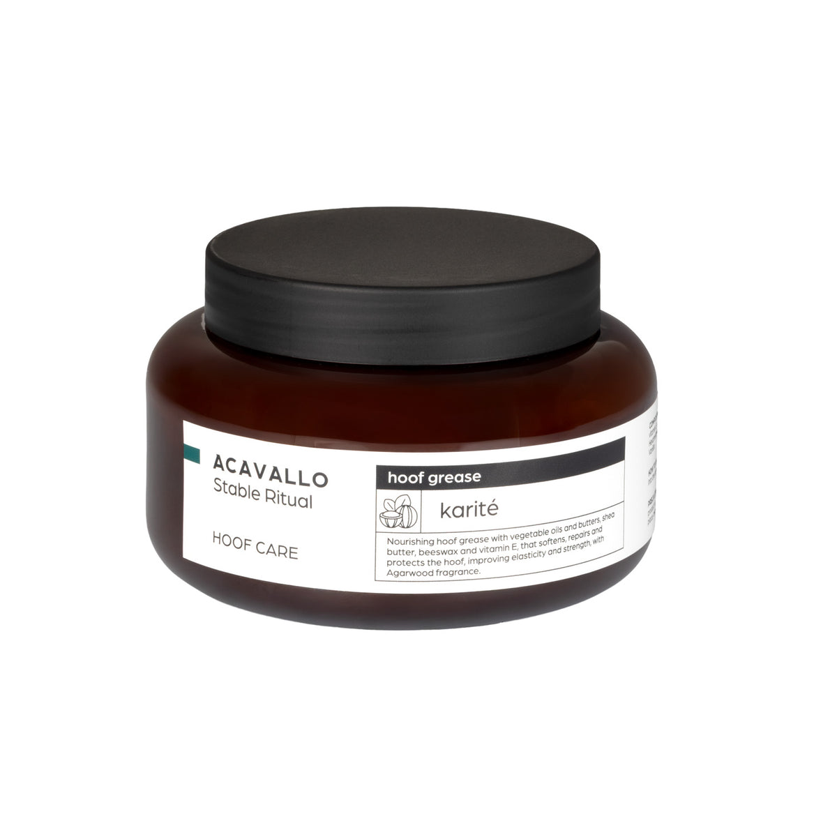 Graisse pour sabots Acavallo 500 ml, argan, karité ou amande