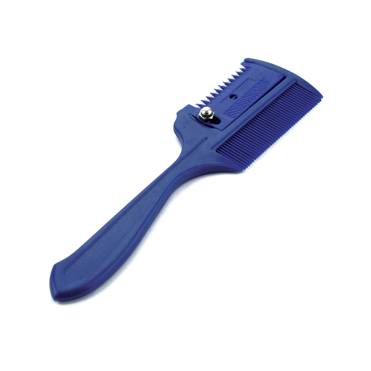 Peigne crinière 2 en 1 avec lame effileuse intégrée