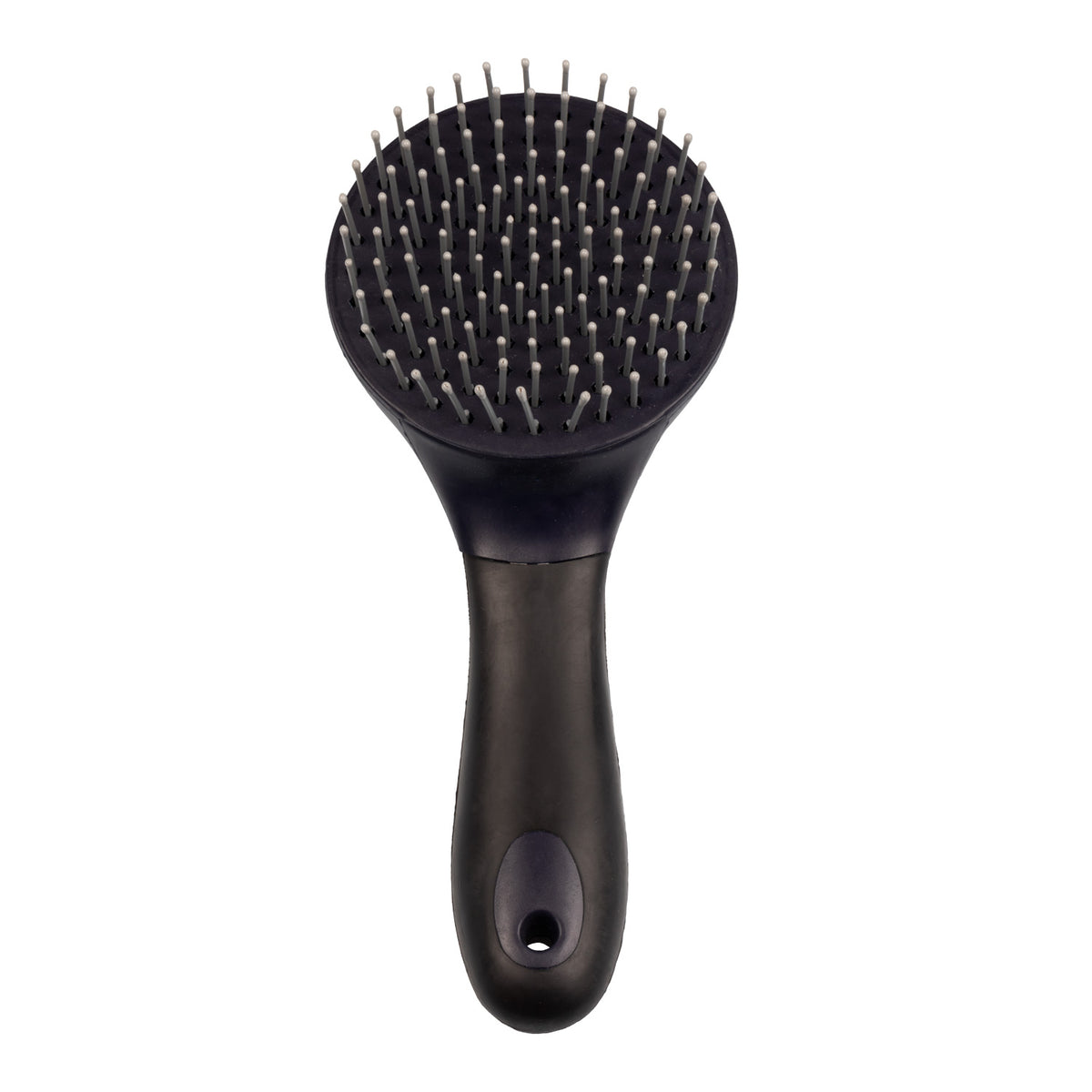 Brosse ronde crinière et queue avec manche, 5 coloris