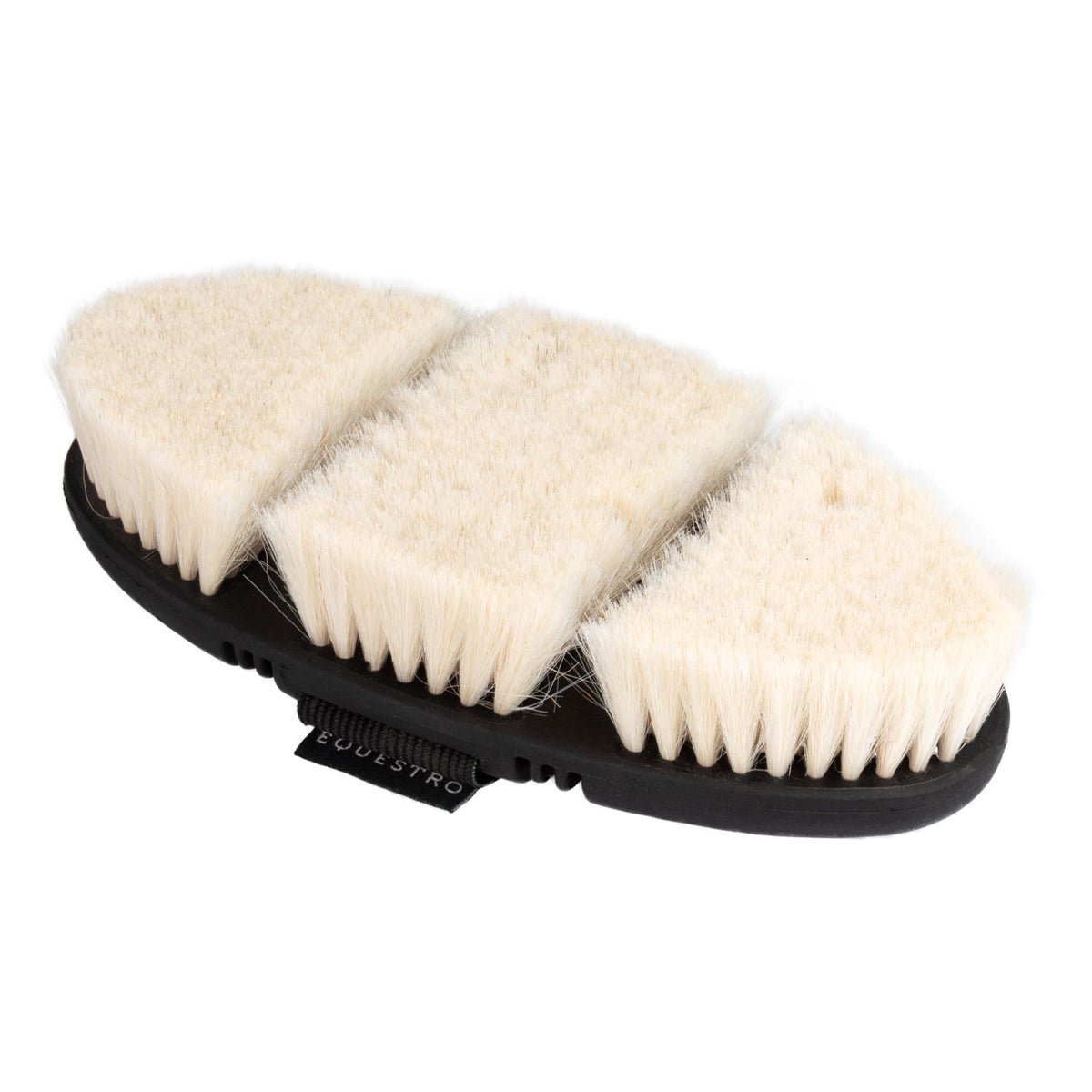 Brosse super souple flexible Equestro, poils courts