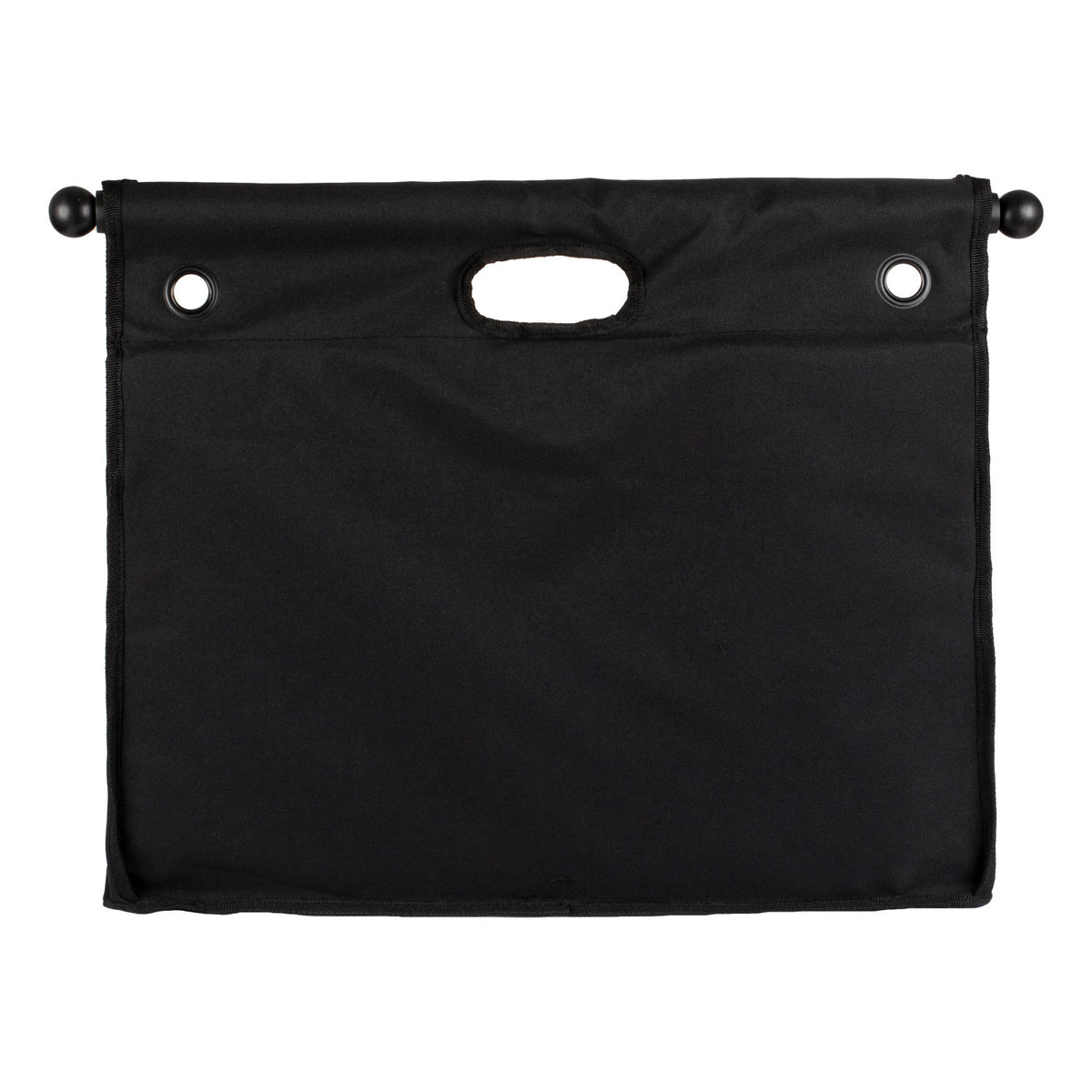 Sac de pansage Equestro en cordura avec barre en bois, 40 x 20 x 44 cm