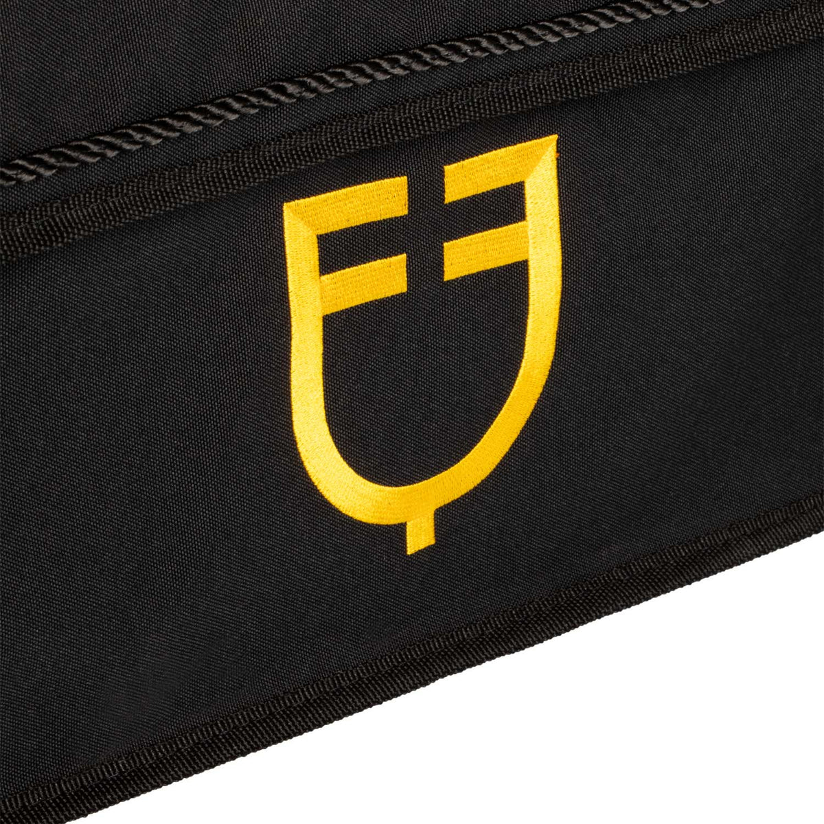 Sac de pansage Equestro en cordura avec barre en bois, 40 x 20 x 44 cm