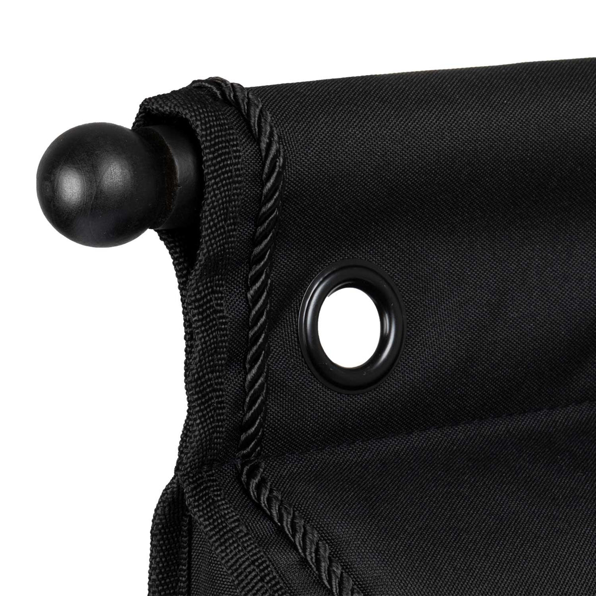 Sac de pansage Equestro en cordura avec barre en bois, 40 x 20 x 44 cm