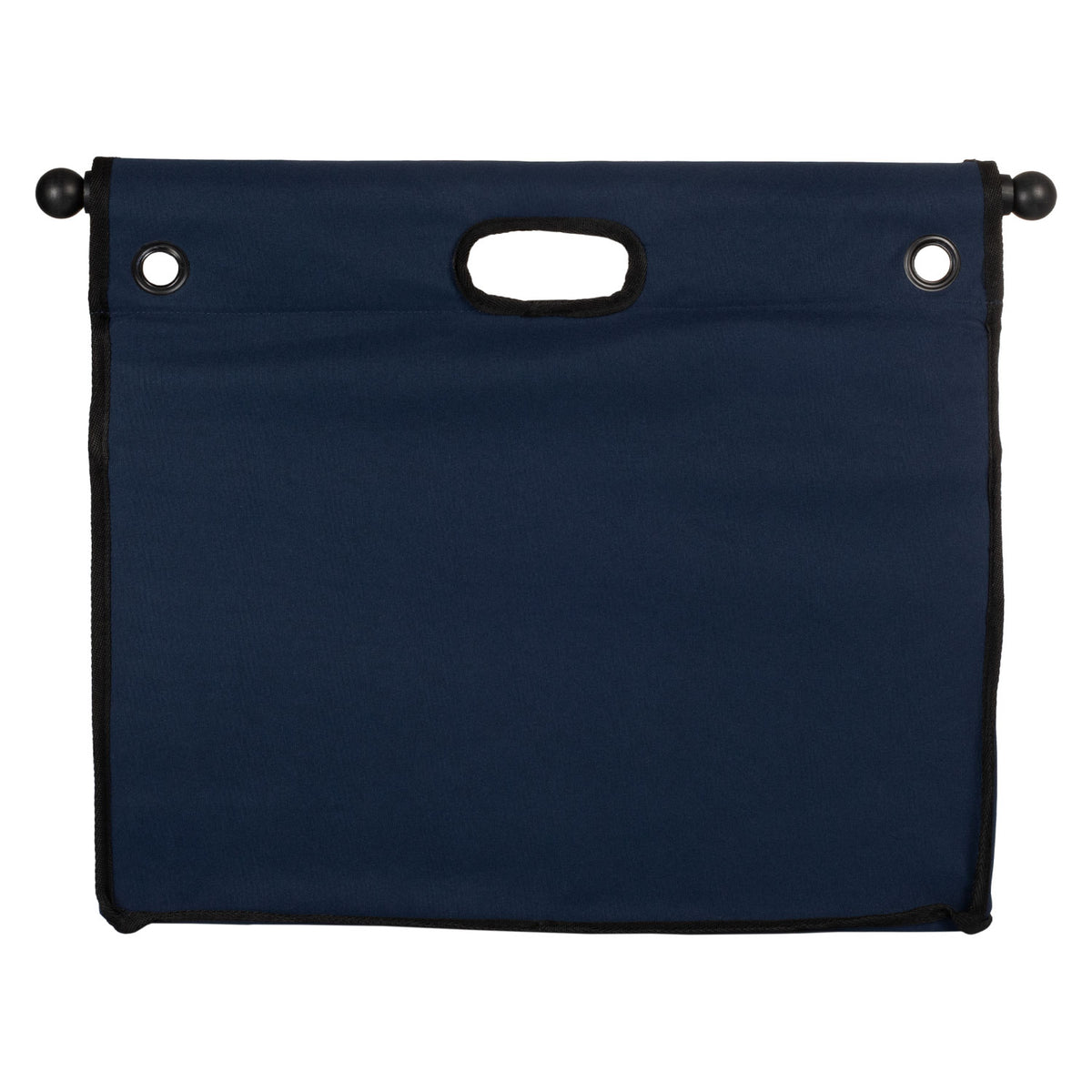 Sac de pansage Equestro en cordura avec barre en bois, 40 x 20 x 44 cm