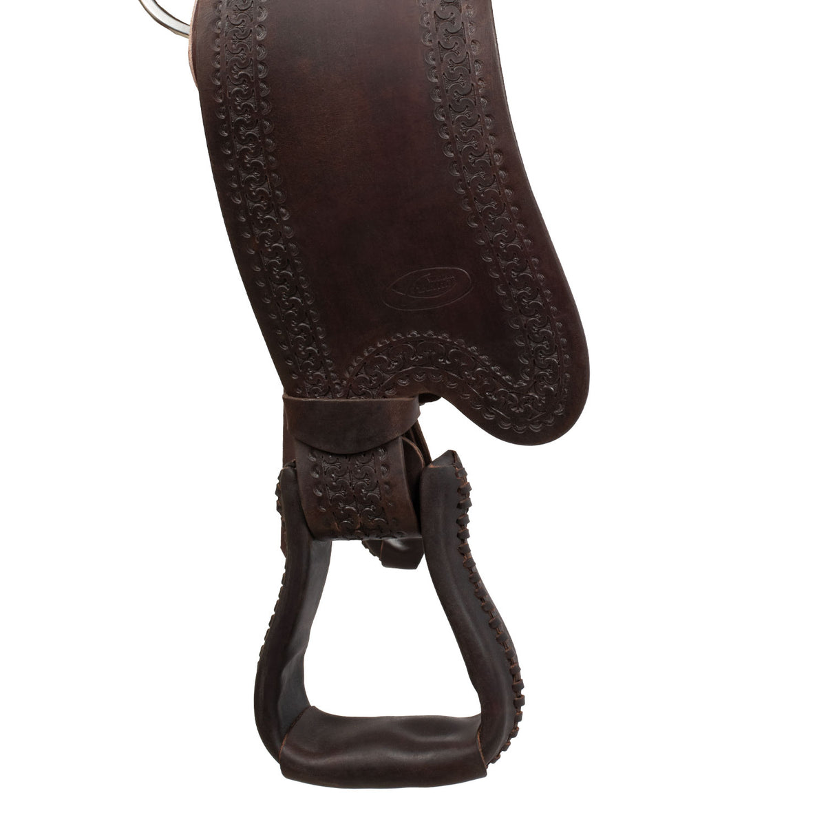 Selle western ronde Freemax FMW en cuir de buffle, fourche au choix