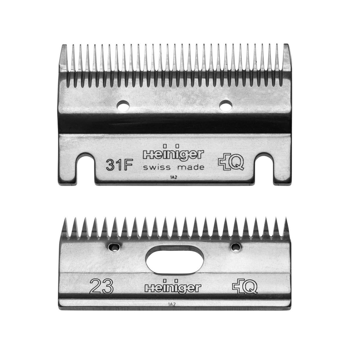 Jeu de lames Heiniger 15/31, 15/31F ou 23/31F, fabrication suisse