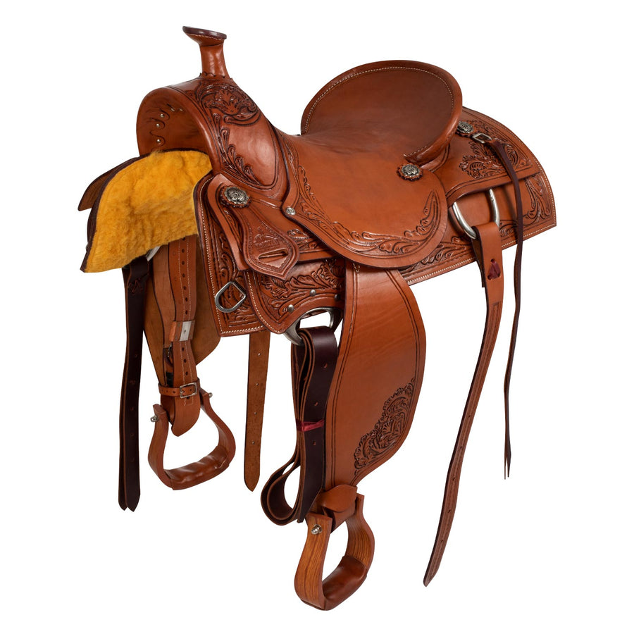 Selle de travail McBryan WPRO Flower, siège profond, 17 pouces