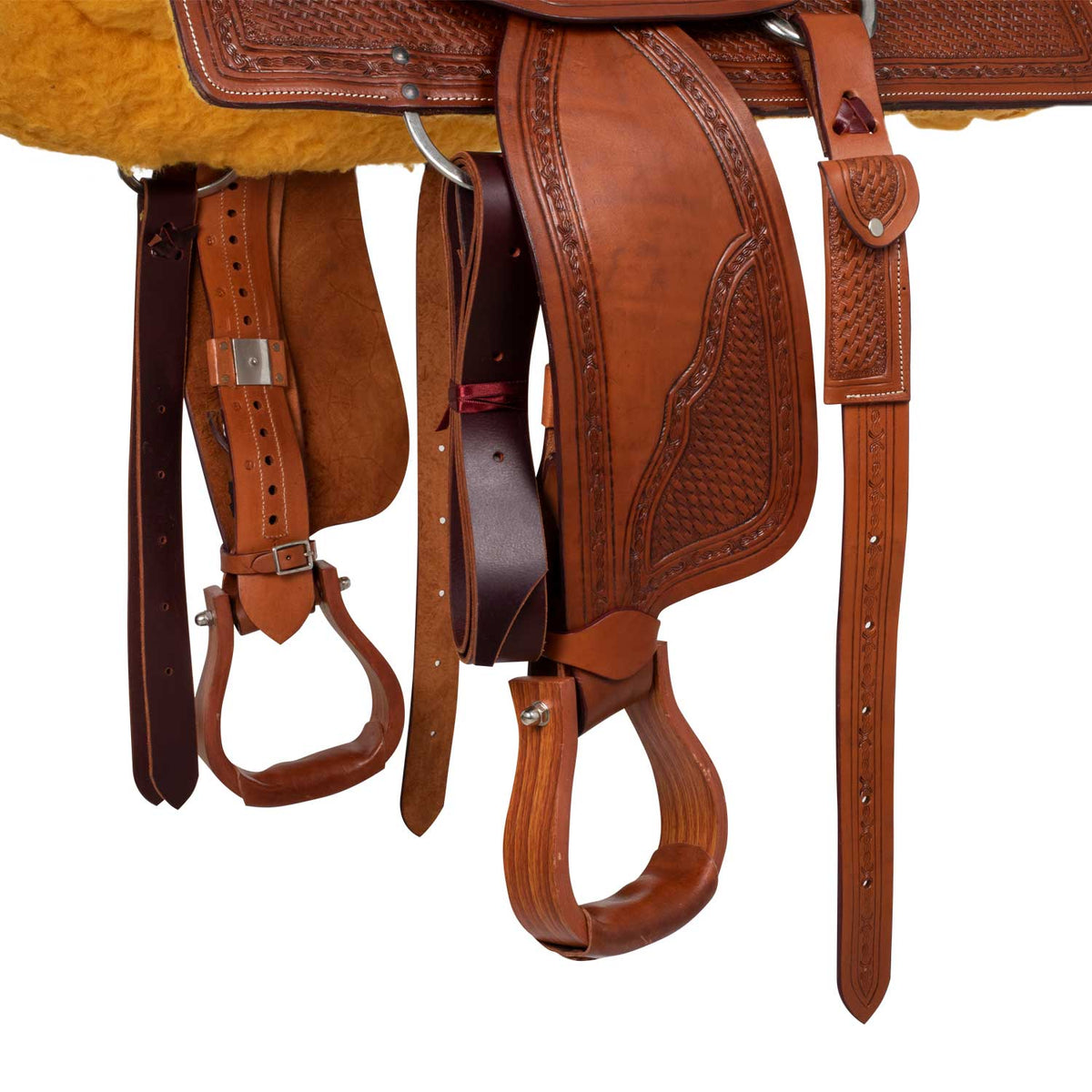 Selle working cow McBryan Royal Cutter, travail basket, 16 pouces