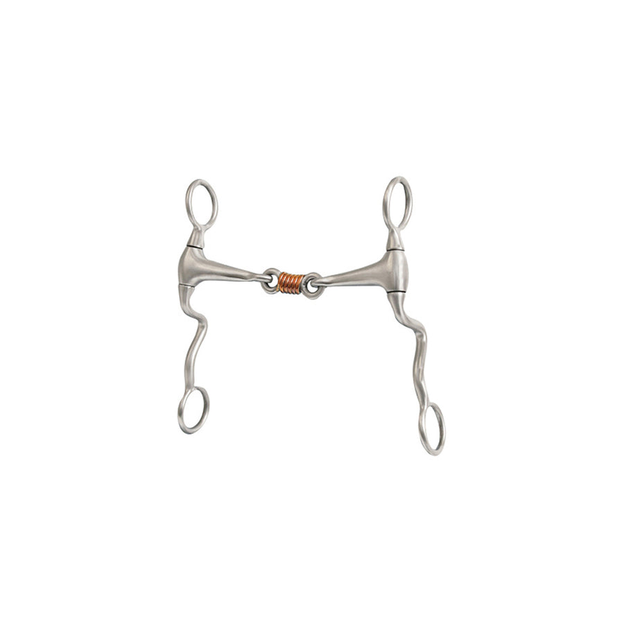 Mors western Metalab, passage de langue cuivre, branches courbes longues