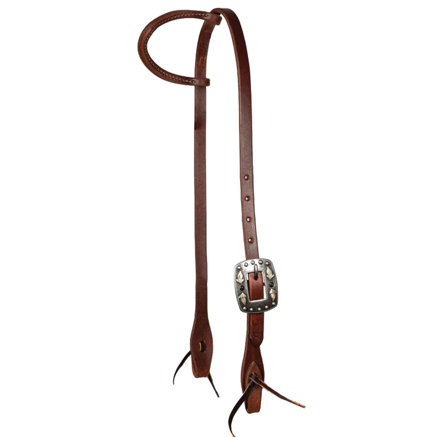 Têtière une oreille Professional's Choice Ranch Heavy 5/8, boucle Feather