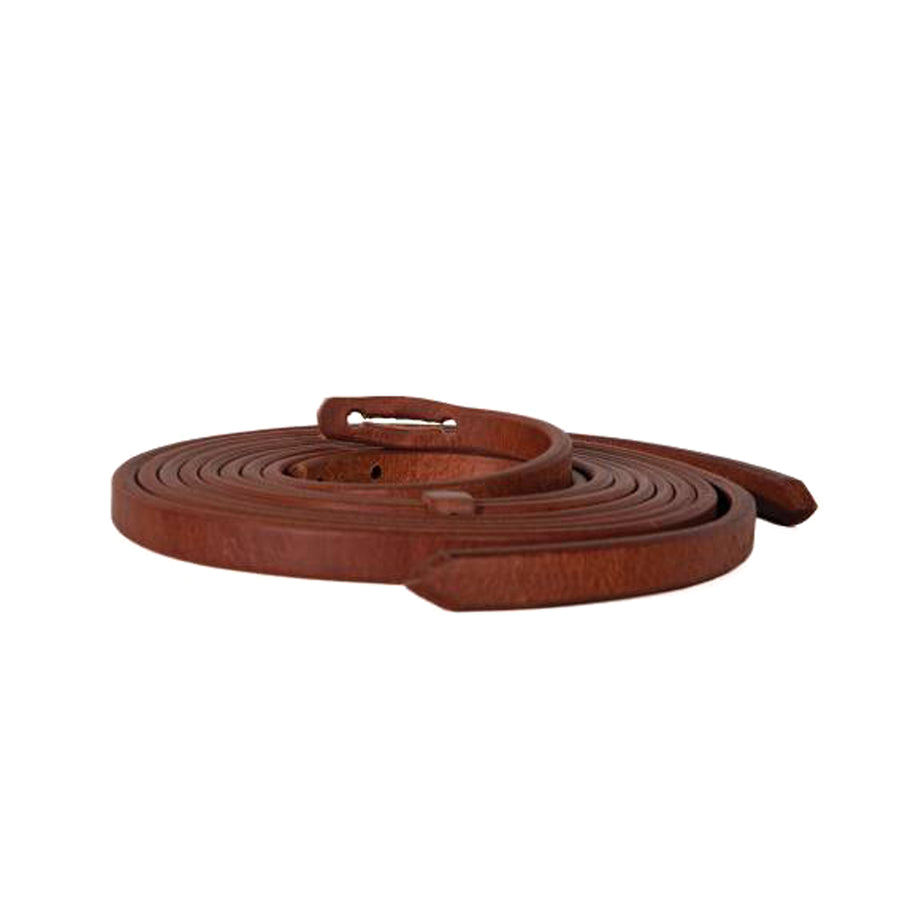 Rênes séparées Professional's Choice Ranch cuir huilé 5/8, attache à fente