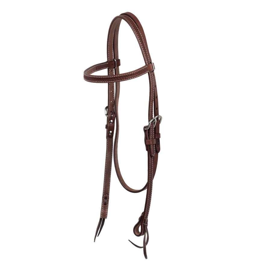 Bridon western Pool's Cross Over frontal droit, travail basket