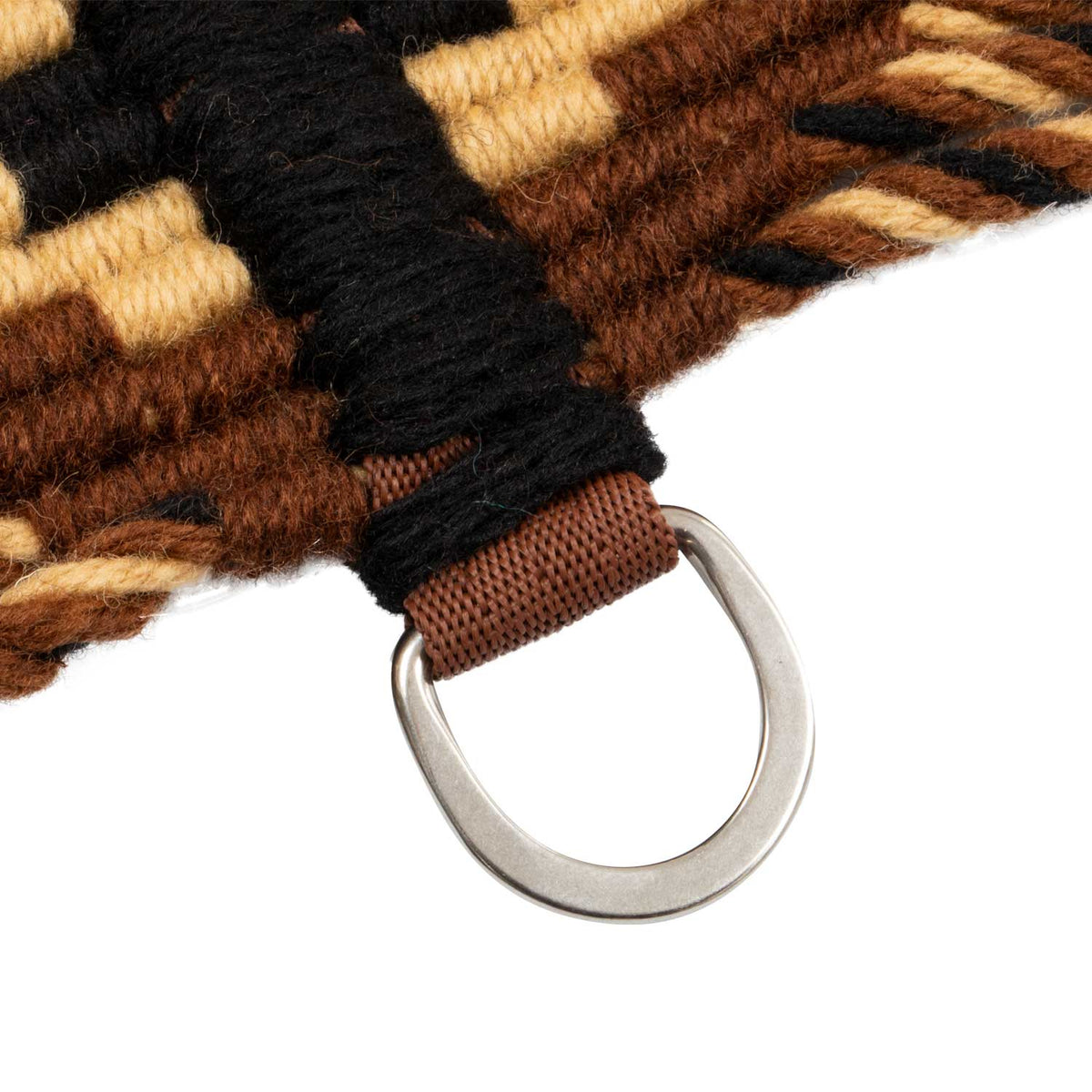 Sangle western Pool's en mohair avec renfort central en cuir