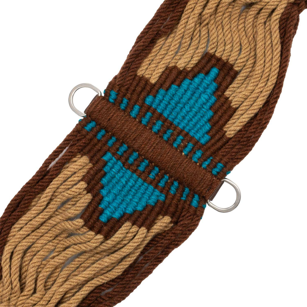 Sangle western Pool's en mohair motif aztèque