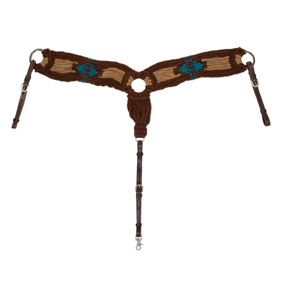 Collier de chasse western Pool's mohair, motif native