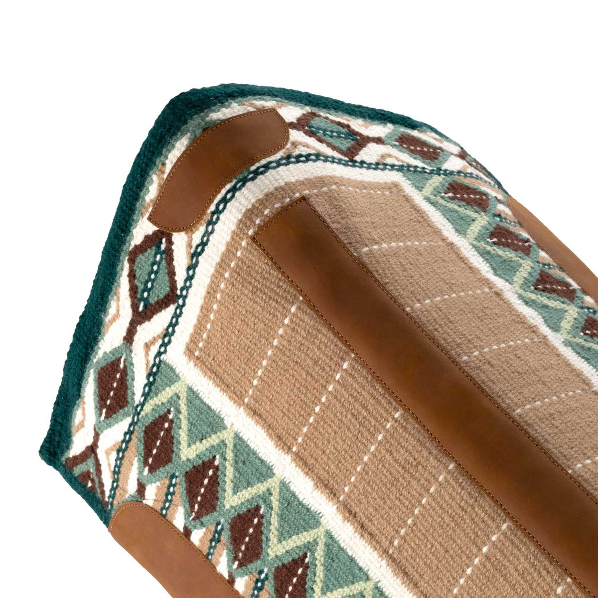 Tapis de selle western Platinum Pro contour, couverture laine tissée, 34 x 36