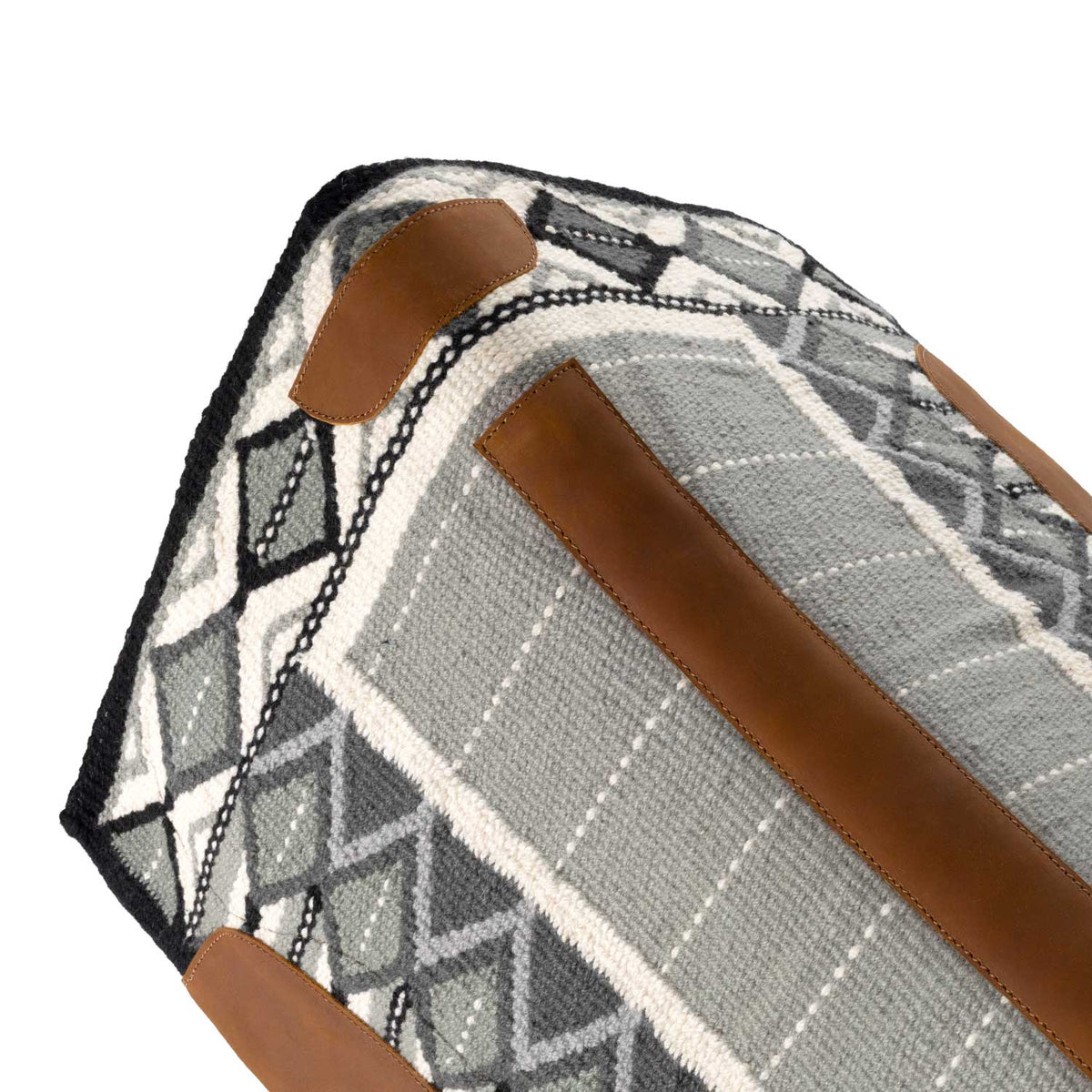 Tapis de selle western Platinum Pro contour, couverture laine tissée, 34 x 36