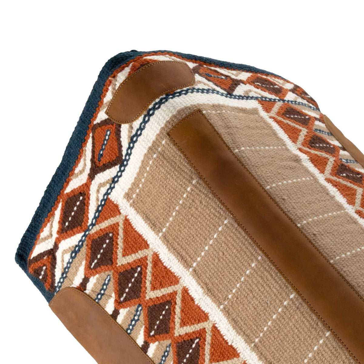 Tapis de selle western Platinum Pro contour, couverture laine tissée, 34 x 36