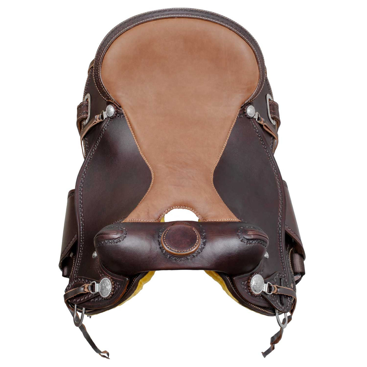 Selle de trail Pool's Classic, arçon Ralide full quarter, 16 ou 17 pouces
