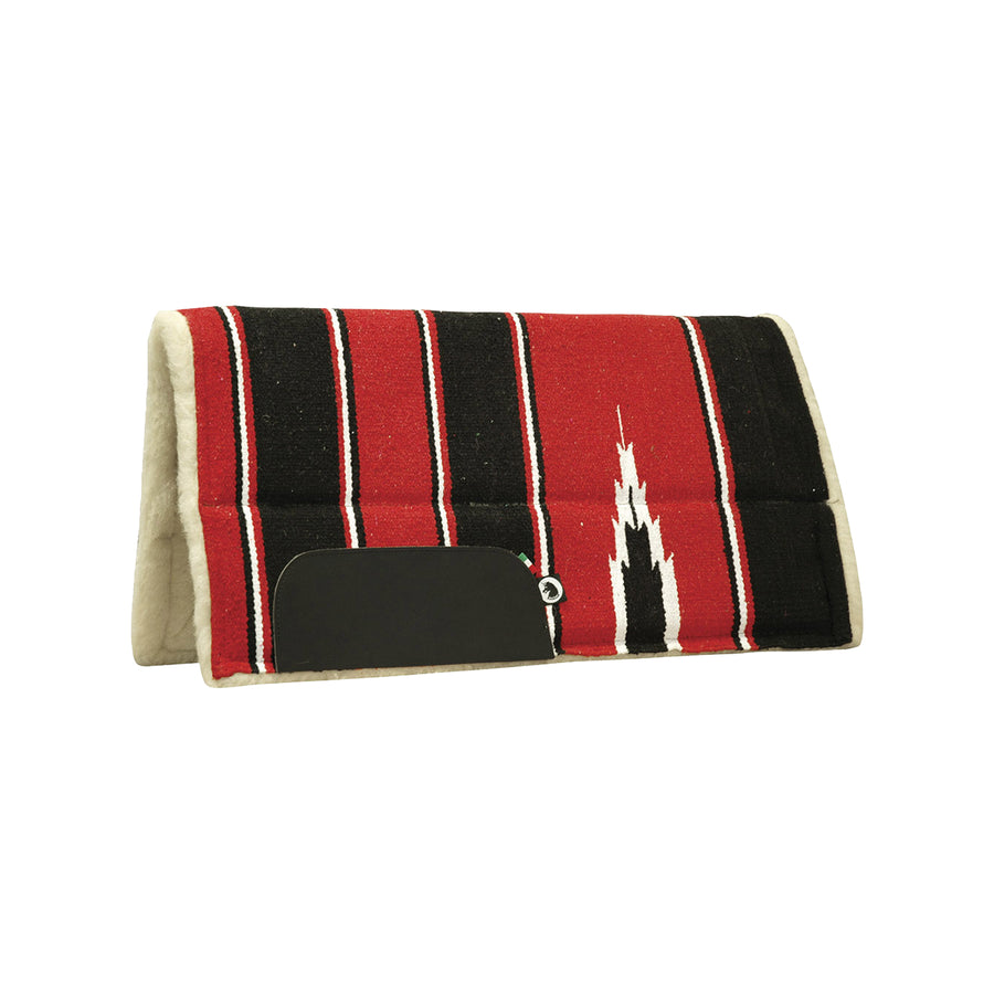 Tapis de selle western Burioni navajo, inserts néoprène, rembourrage laine