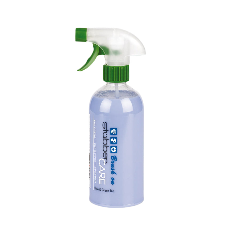Démêlant Stübben Brush-On rose et thé vert pour crinière, 500 ml